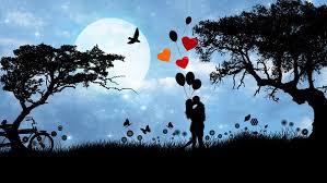 Image result for images lovers dreaming  silhouette