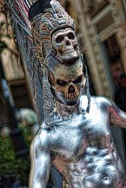 skull face sculpture art