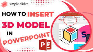 how to insert a 3d model in powerpoint