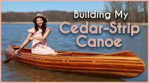 building a cedar strip canoe in 30 days