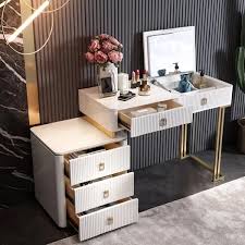 modern makeup vanity expandable