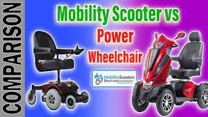 mobility scooter vs power wheelchair