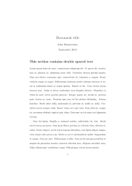 You just doubled the size of your essay in about three seconds. How Can I Double Space A Document Overleaf Online Latex Editor