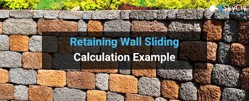 Retaining Wall Sliding Calculation