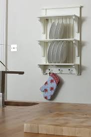 Wooden Plate Rack Wall Shelf By The