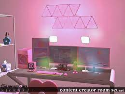 sims resource content creator room set
