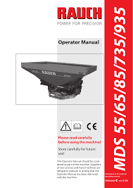 Mds 55 spreader pdf manual download. Operator Manual Manualzz