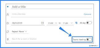 how to create a teams meeting in outlook