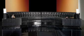 quadruple semi circular sofa modern