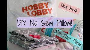 diy no sew floor pillow you