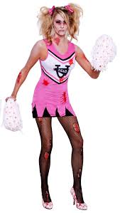 dead u zombie cheerleader costume