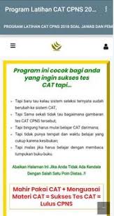 Bahkan tes soal seleksi cpns sistem cat juga sudah admin bagikan. Latihan Cat Cpns Online Gratis Dlya Android Skachat Apk