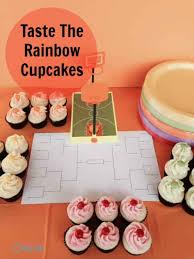 taste the rainbow skittles cupcakes a