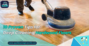 deep cleaning hardwood floors