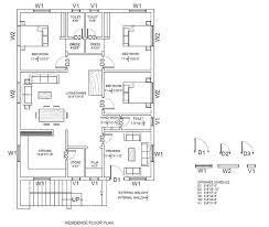 House Plan Drawing Dwg And Pdf File In