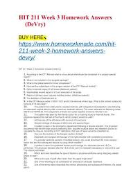 hit 211 week 3 homework answers devry