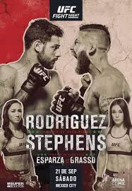 Ufc 185 took place saturday, march 14, 2015 with 12 fights at american airlines center in dallas, texas. Ufc On Espn 17 Rodriguez Vs Stephens Mma Event Tapology