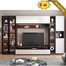 Modern Wooden Wall Unit Sets Storage Tv