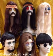 mens long hair hippie freak wigs mens