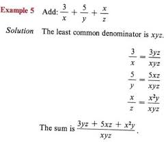 Simplify Add Or Subtract Fractions