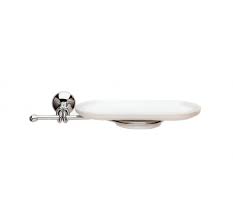 Soap Holder Wall Mounted White Ceramic