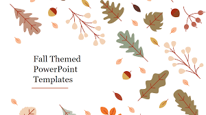 free fall themed powerpoint templates