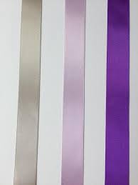Quality Double Satin Berisfords Ribbon Craft Ribbon 25mm Ribbon Lilac Ribbon Grey Satin Ribbon Priced Per 2 Metre Purple Wedding