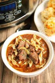 slow cooker steak soup plain en