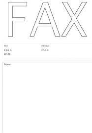 Blank Fax Cover Sheet Word Download Them Or Print