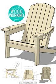 Diy Adirondack Chair Woodworking Plan