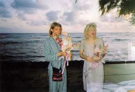Nope, she was hanging out with this hot model and. Rare Vintage Photos Of Kurt Cobain Courtney Love On Their Wedding Day In Hawaii Art Sheep