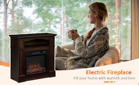 Homcom Electric Fireplace With Mantel