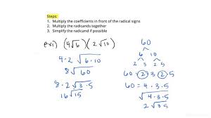 How To Solve Square Root Multiplication
