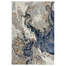 woolen room abstract rug