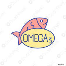 Icono de color omega 3 vitamina rgb - vector de valores | Crushpixel
