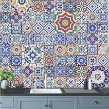 Moroccan Vinyl Tiles Wall Art Studios