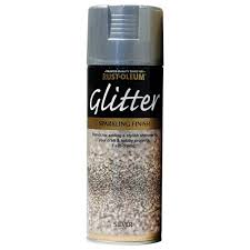 Rust Oleum Glitter Spray Paint Silver