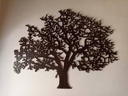 Brown Wooden Tree Wall Art For Home