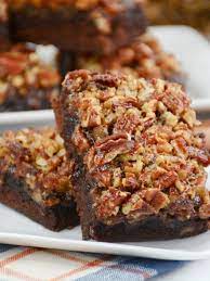 how to make pecan pie brownies from box mix