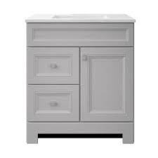 Vanity, depending on your project's scope and scale. Home Decorators Collection Sedgewood 30 1 2 In Configurable Bath Vanity In Dove Gray With Solid Surface Top In Arctic With White Sink Pplnkdvr30d The Home De White Sink 30 Inch Vanity Bathroom Vanity Tops