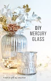 Diy Mercury Glass Centrepiece