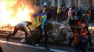Disturbios de este viernes en Barcelona dejan al menos 17 detenidos y 62  heridos