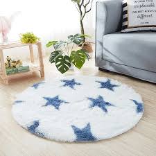 carpet round plush for living room