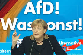 Risultati immagini per afd merkel