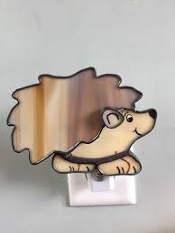 Stained Glass Hedgehog Custom Made
