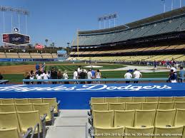 Dodger Stadium View From Dugout 11 Vivid Seats