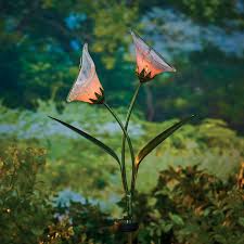 Solar Calla Lily Garden Stake Lily