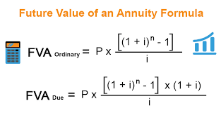 future value of an annuity formula