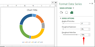 How To Resize The Hole In Doughnut Chart In Excel