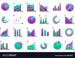 Charts Coloured Icons Set
